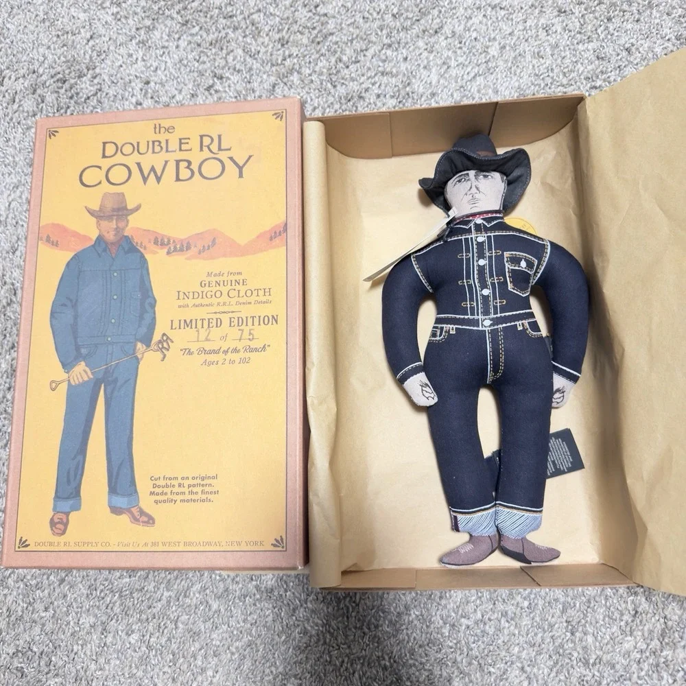 RRL Ralph Lauren Limited-Edition Cowboy Doll -RARE 12 Of 75 NIB
